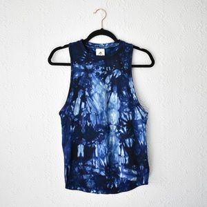 Adidas Parley Training Top Blue Tie Dye